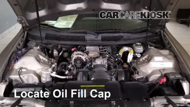 2002 Chevrolet Camaro 3.8L V6 Convertible Aceite Agregar aceite